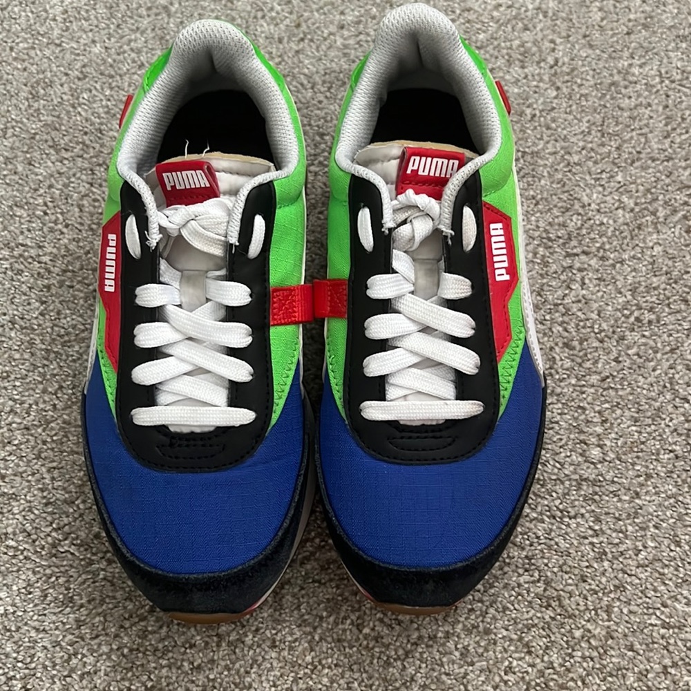 Puma Athletic Shoes Sneakers For Kids Boys Girls Future Rider Play On Jr Size 4C